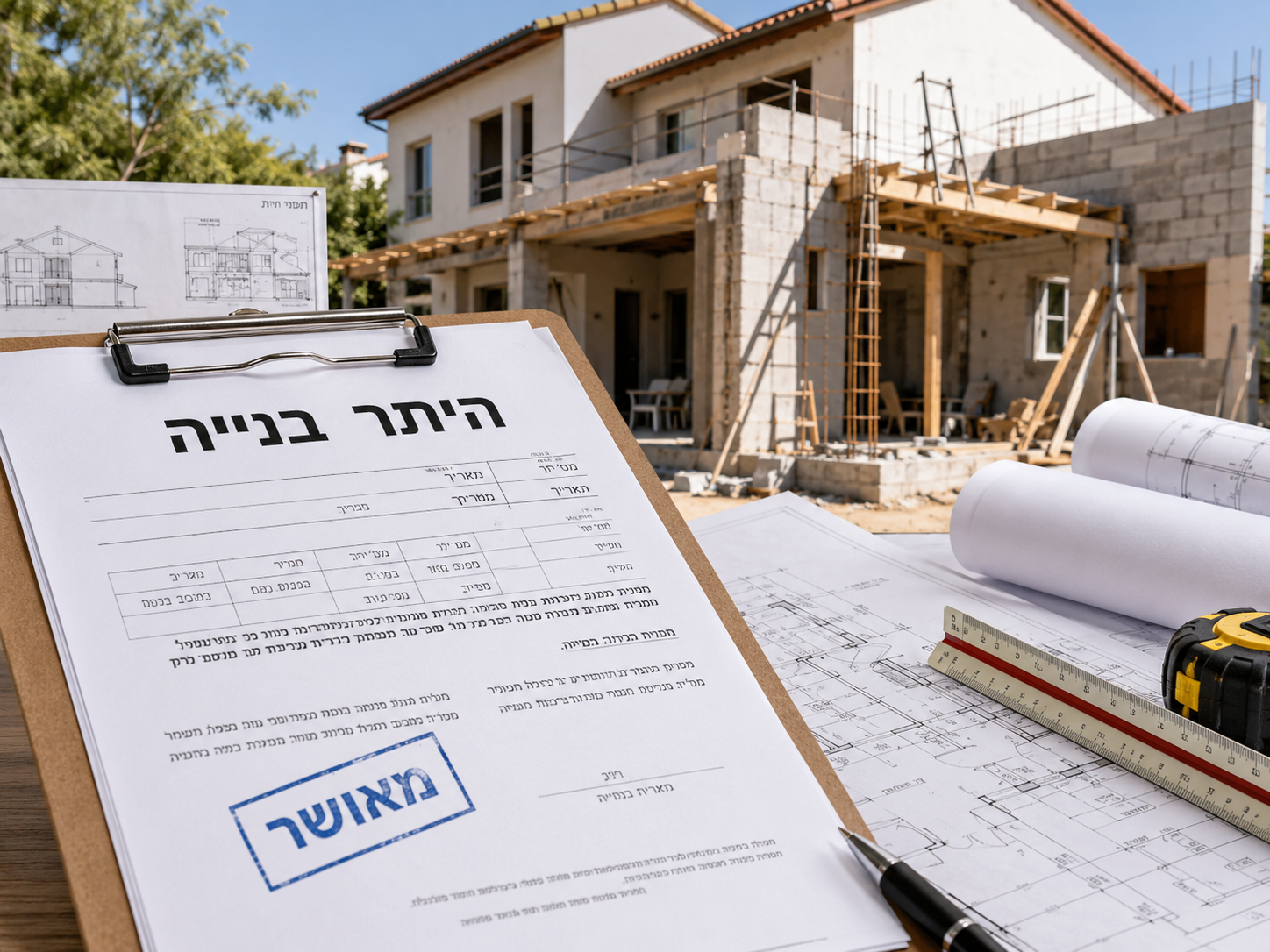 בלוג 25 היתר בנייה בבנייה